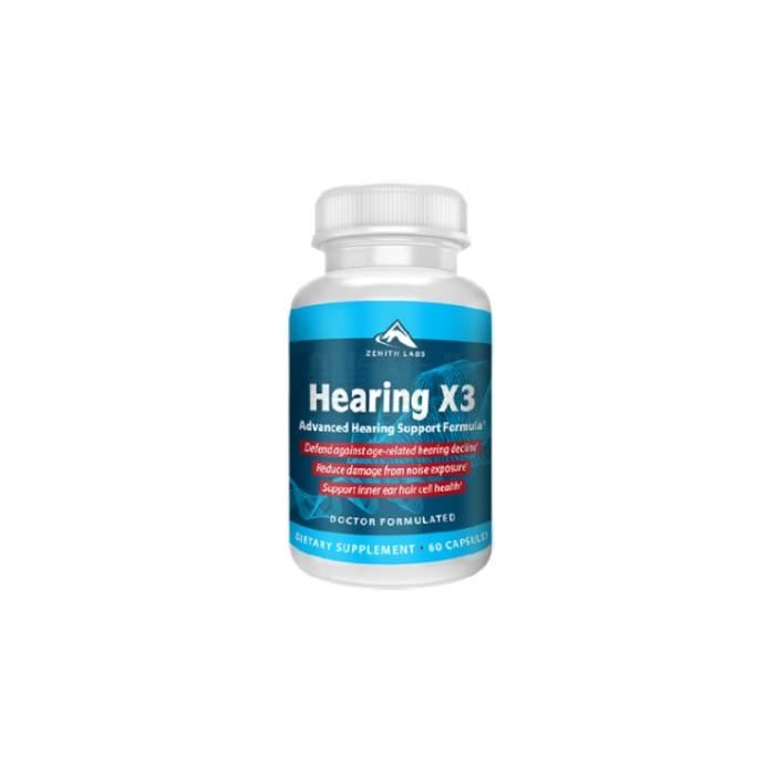 Hearing X3 ◦ capsules for improving hearing ◦ In Turkey