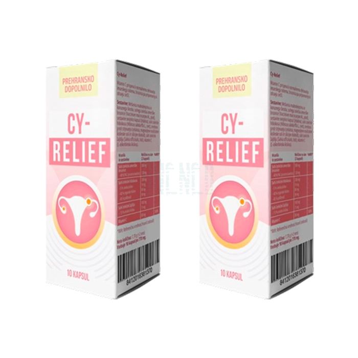 CY Relief ◦ product for the health of the genitourinary system ◦ In Slovenia