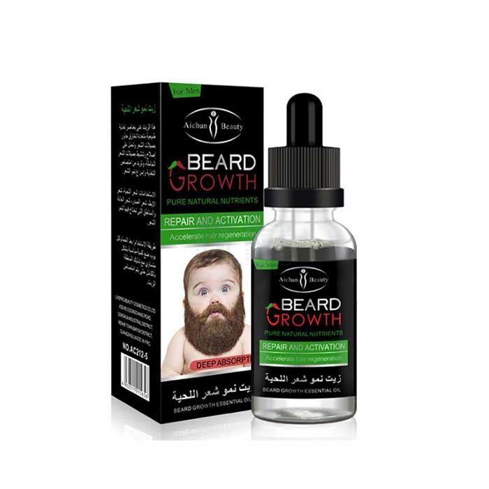 Beard Growth Oil ◦ produto de crecemento do cabelo ◦ a Viseu